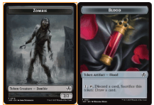 Zombie (0010) // Blood Double-Sided Token - Foil